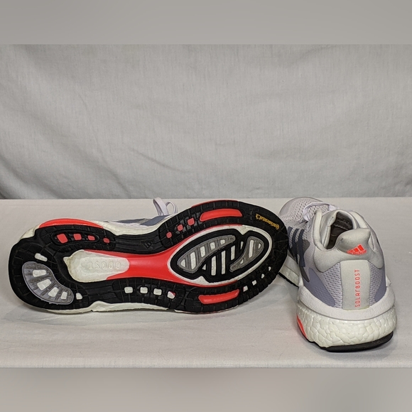 NEW adidas Women's Solar Boost 3 Running Shoe Sz 7 white/silver - Picture 3 of 4